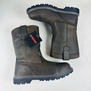 WOLVERINE W10682 Men's Floorhand 10" Waterproof Boot Wellington Size 12M